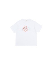 【#Re:room】LOGO BIG FLOWER PRINT T-SHIRT［REC916］