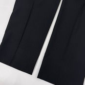 新品 未使用 タグ付き DAKS ダックス ストライプ ツータック パンツ スラックス ボトムス 85/ブラック メンズ