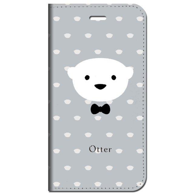 iPhone対応 スマホ 手帳型ケース カワウソ 動物 キュート 【iPhone17 / iPhone16 / iPhone16e / iPhoneSE 他 iPhone各機種対応】 st39