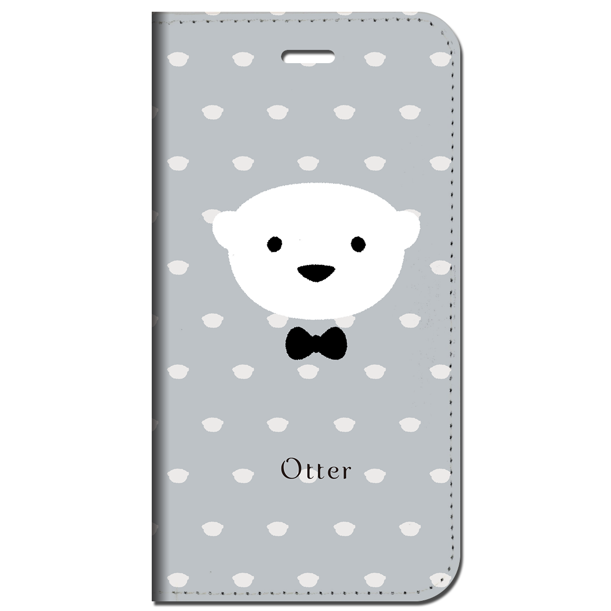 iPhone対応 スマホ 手帳型ケース カワウソ 動物 キュート 【iPhone17 / iPhone16 / iPhone16e / iPhoneSE 他 iPhone各機種対応】 st39