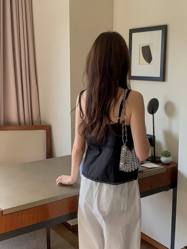 (予約) miel / Frame sleeveless 2color