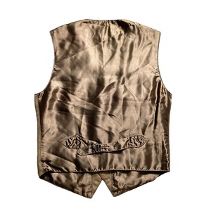 old nubuck vest made in france