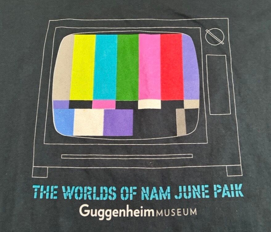 ヴィンテージ ナムジュンパイク グッゲンハイム美術館 アートTシャツ