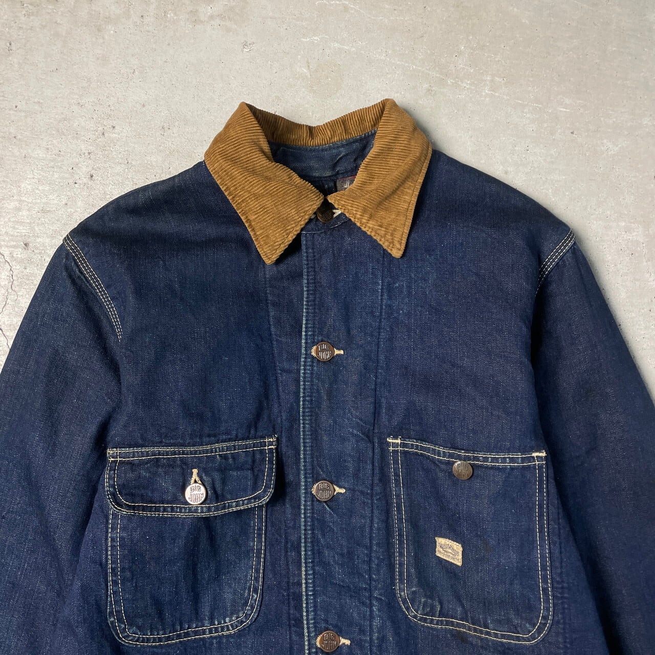 70年代 BIG JOHN WORLD WORKERS ビッグジョン カバーオール メンズM 