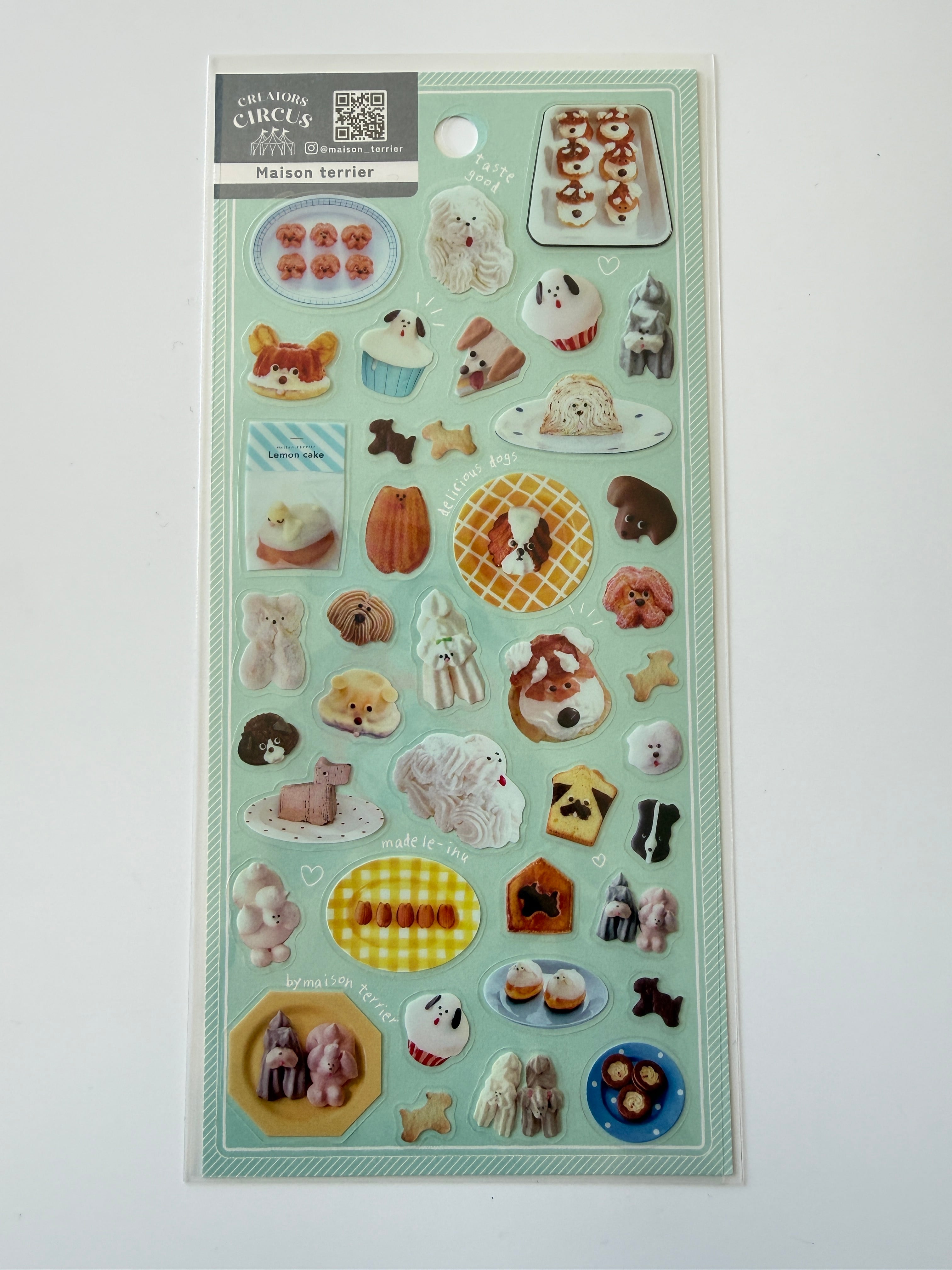 CREATORS CIRCUS 透明シール Maison terrier