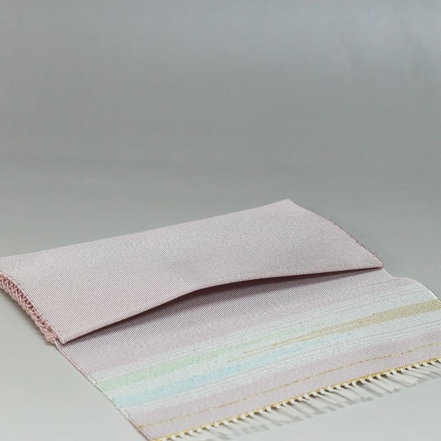 西陣 御宝つづれ織 人絹ふくさ挟み/懐紙入れ ポップ系,明色裂