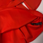 ASOS エイソス 英国製 オフショル カラードレス 10/オレンジ/ミニワンピース トップス