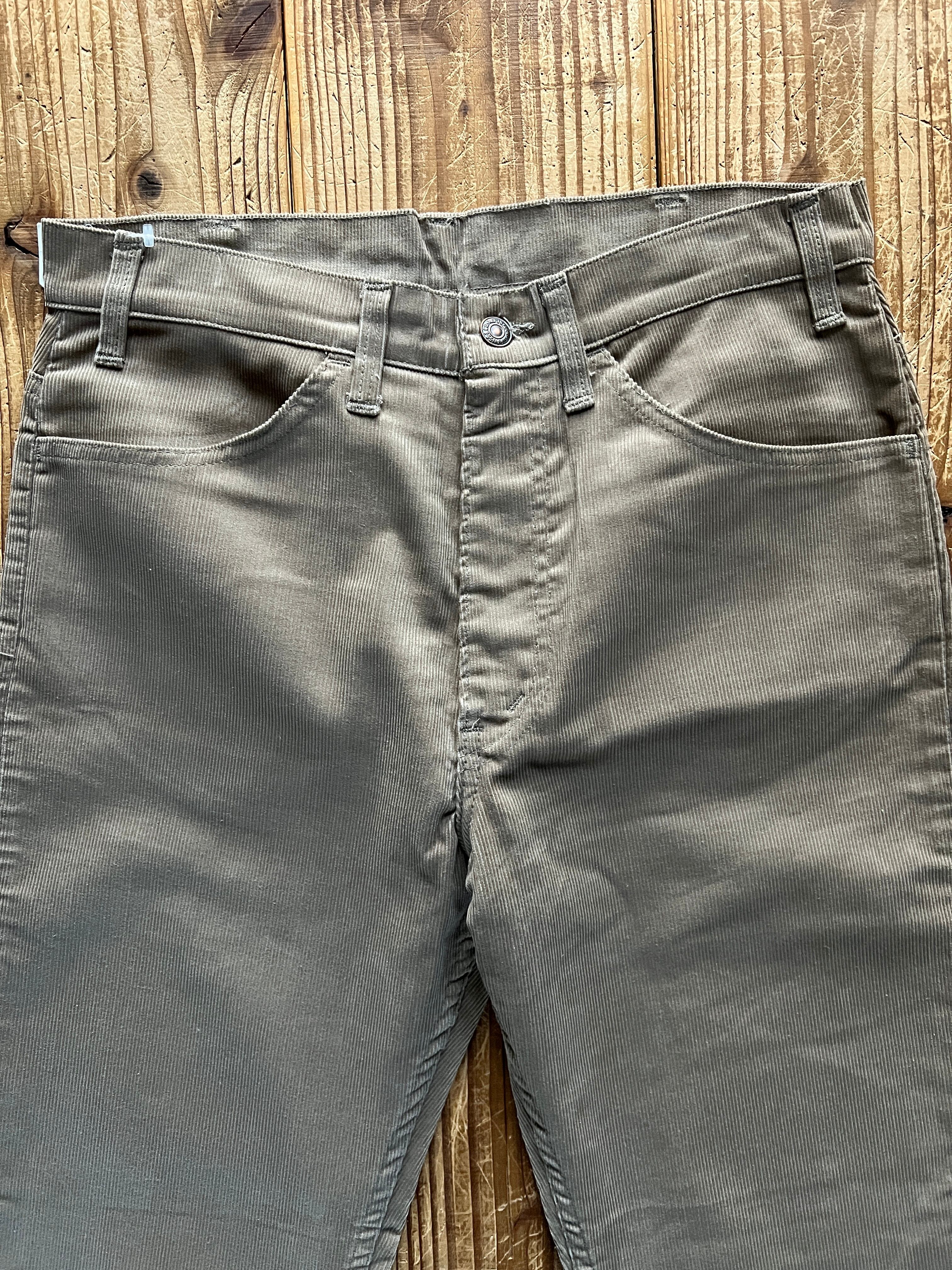 70's Levi's 519 コーデュロイパンツ ベージュ 表記(32x30) DEADSTOCK