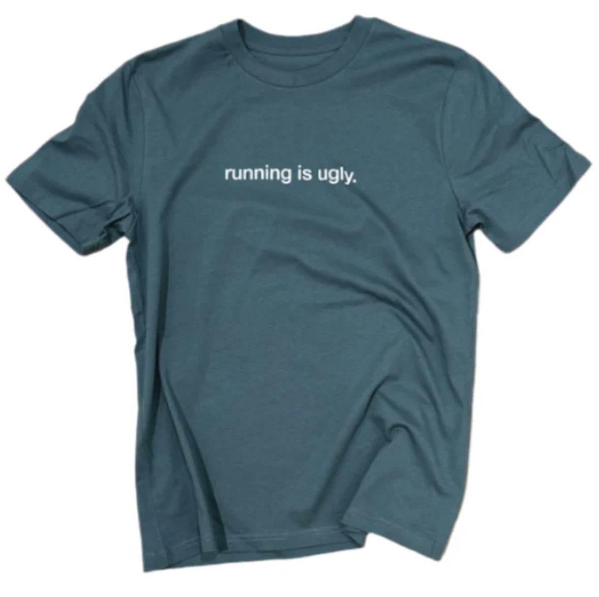 4T2 “running is ugly.” tee col.green day