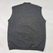 カシミヤ100% ALT MODER アルトモーダ デザイン ニット ベスト /ダークグレー レディース