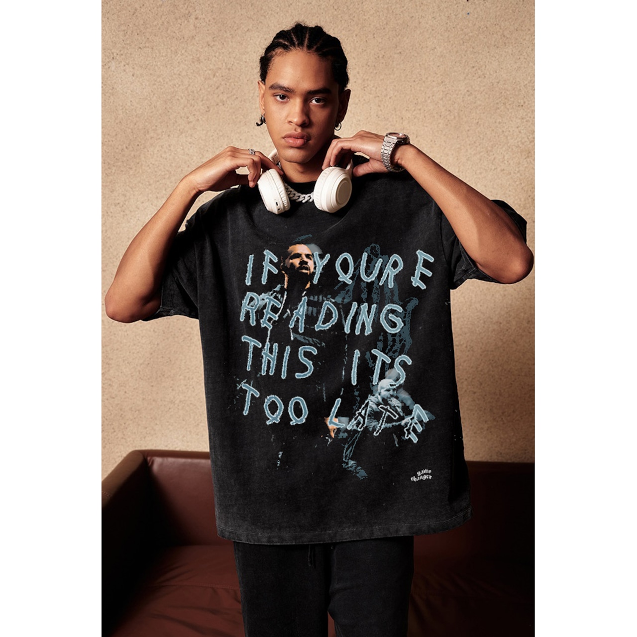 VINTAGE ストリート Drake Tシャツ T891