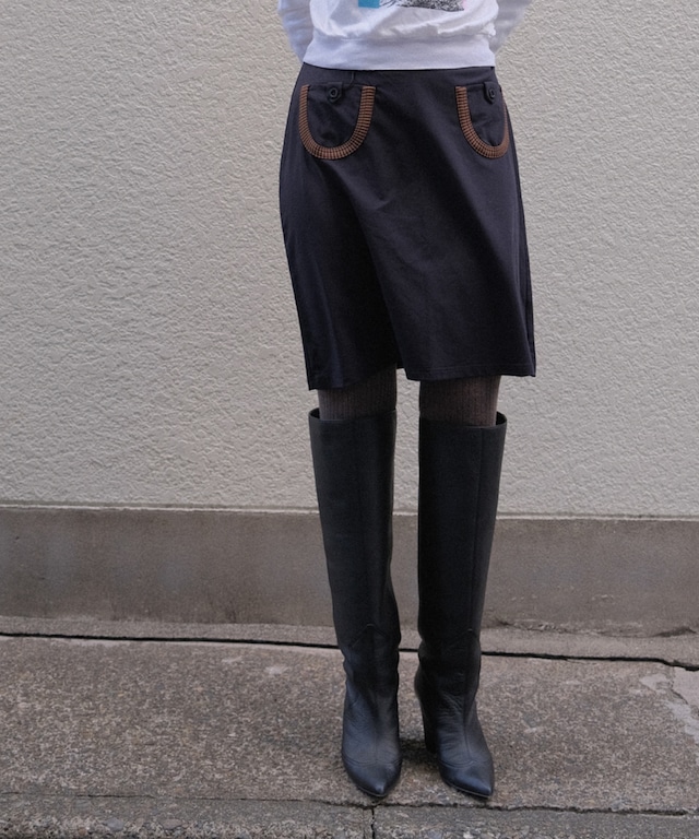 【送料無料】"FENDI"mini skirt MADE IN ITALY new