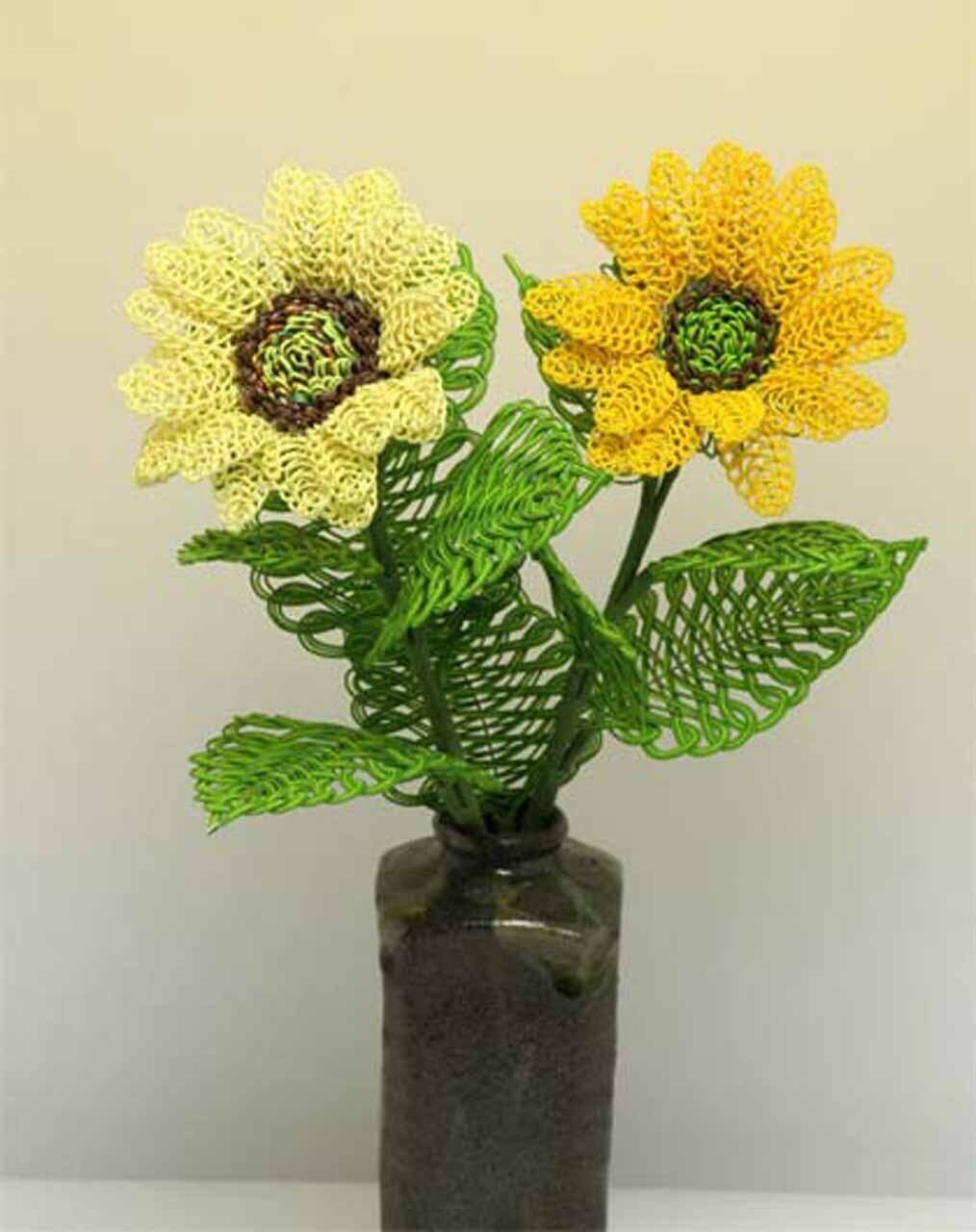 水引アート 中級講座追加材料 3.ヒマワリ | mizuhikiart4