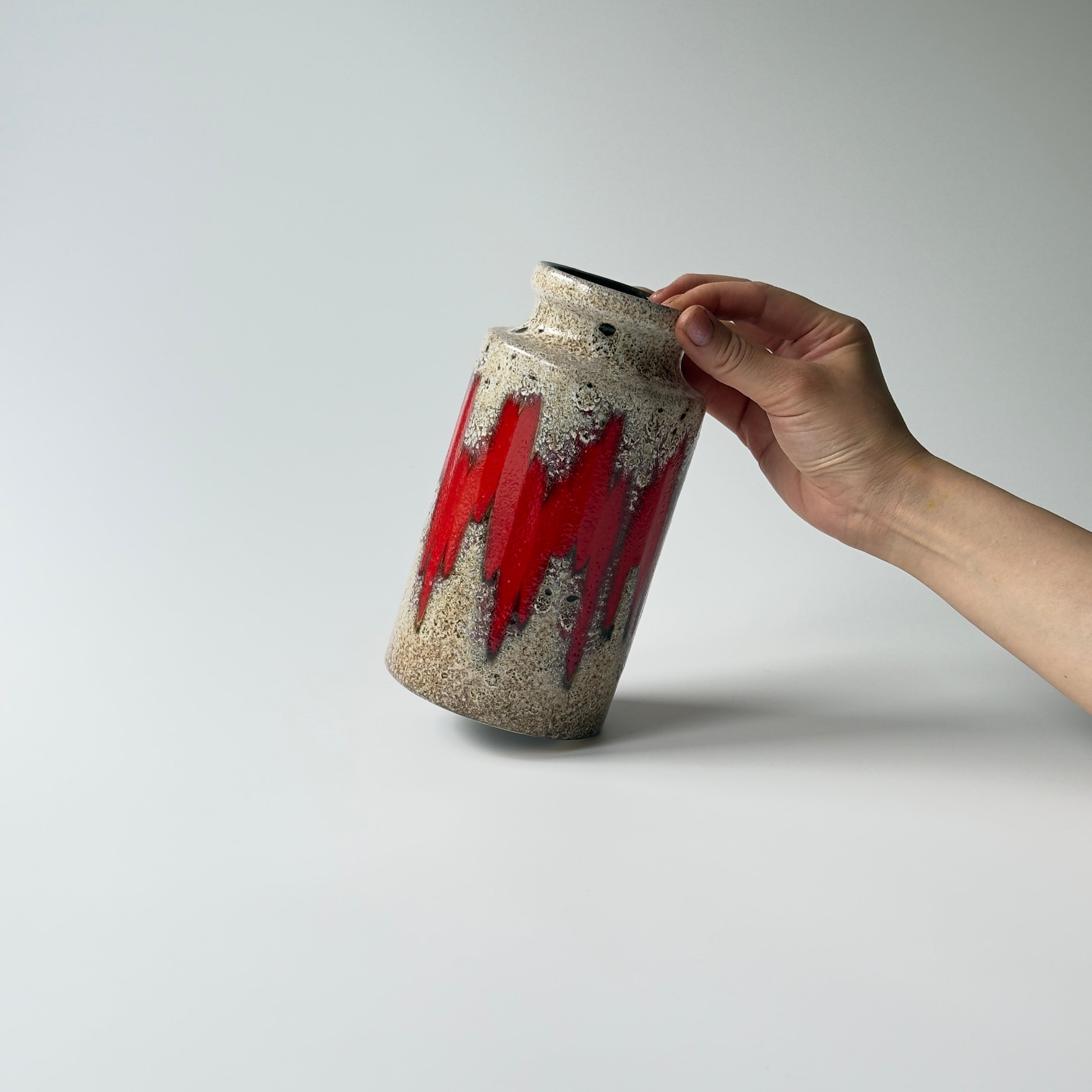 ドイツ　Fat lava Scheurich Lora 203-18 花瓶 Fat Lava 花瓶 | ”Lora” Scheurich 205 32 | PolePoleDecor