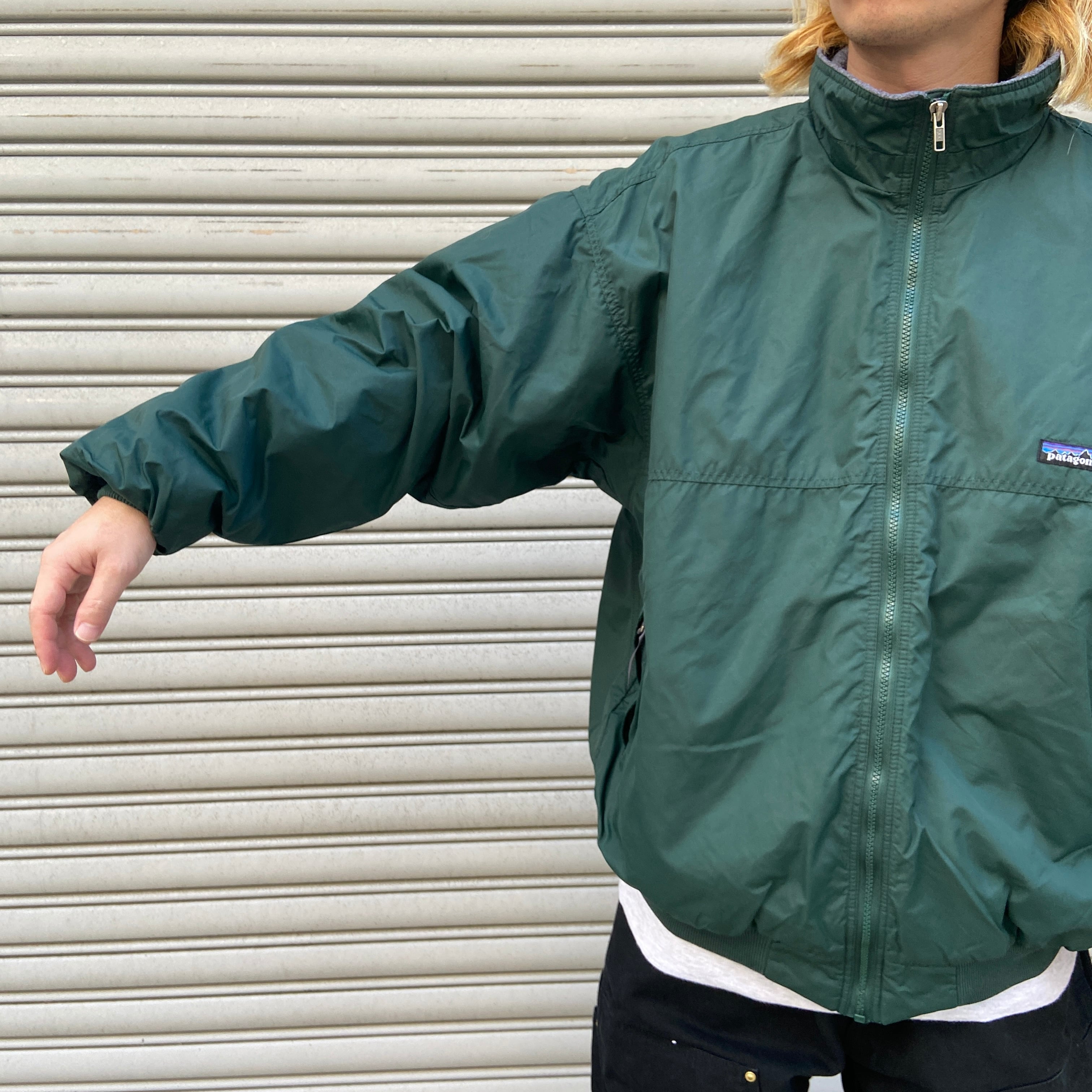 送料無料』patagonia パタゴニア 90s シェルドシンチラジャケット USA