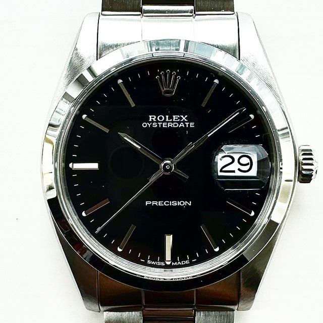 Rolex Oyster Date 6694 (39*****) Black Service Dial