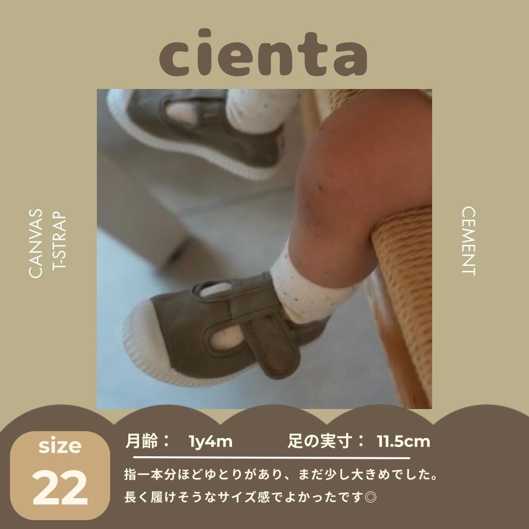 【即納】cienta / canvas Tstrap / gris claro(ムラ染) / No.170