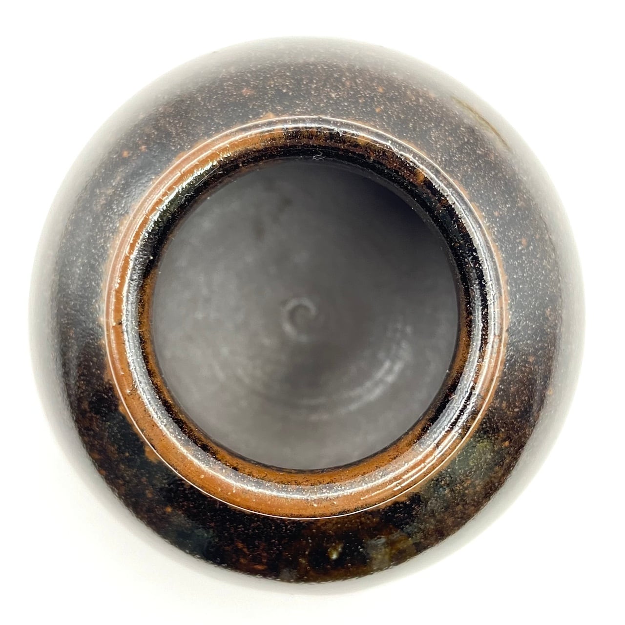 まあみ　松本鉄山造　羽室文林茶入　唐物写　共箱 まあみ 松本鉄山造 羽室文林茶入 唐物写 共箱 まあみ 松本鉄山造