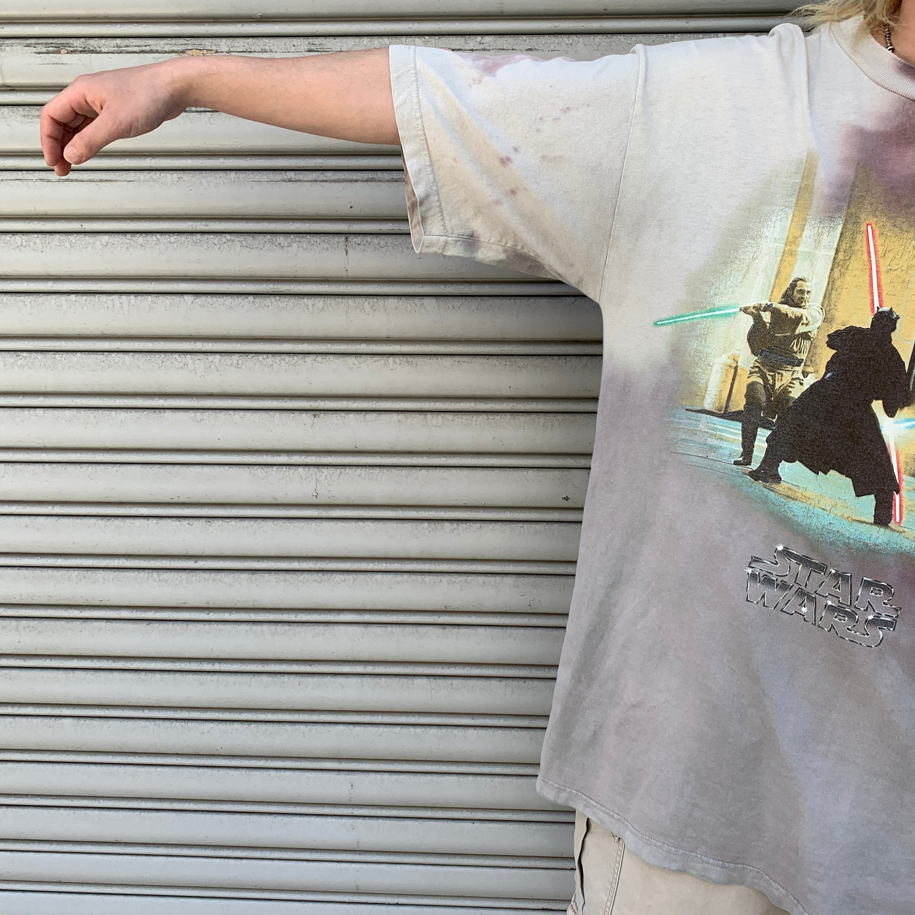 90s STARWARS EP1 ダースモール オビワン クワイガンジンTシャツ