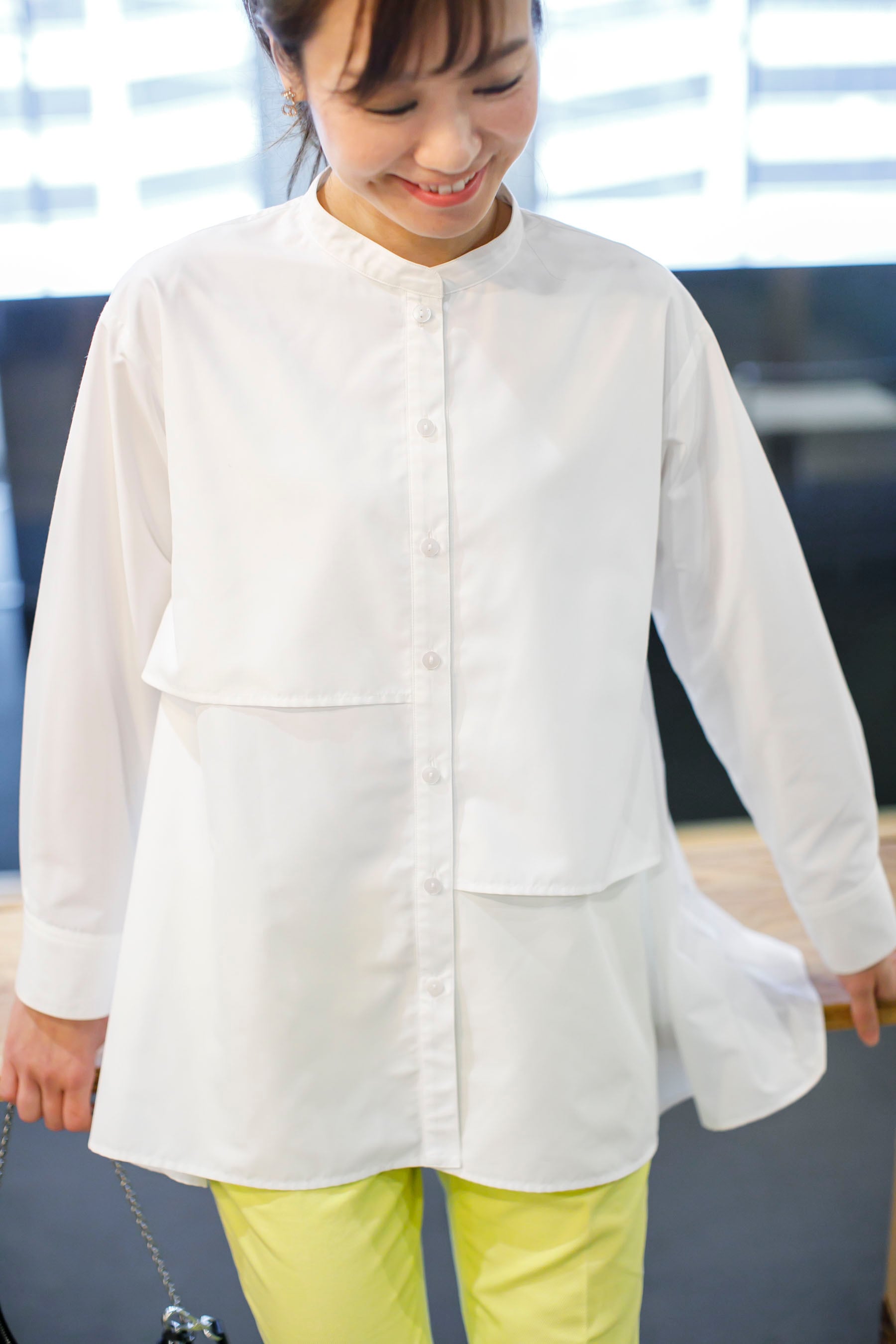 クレリックシャツwhite | anplegant 