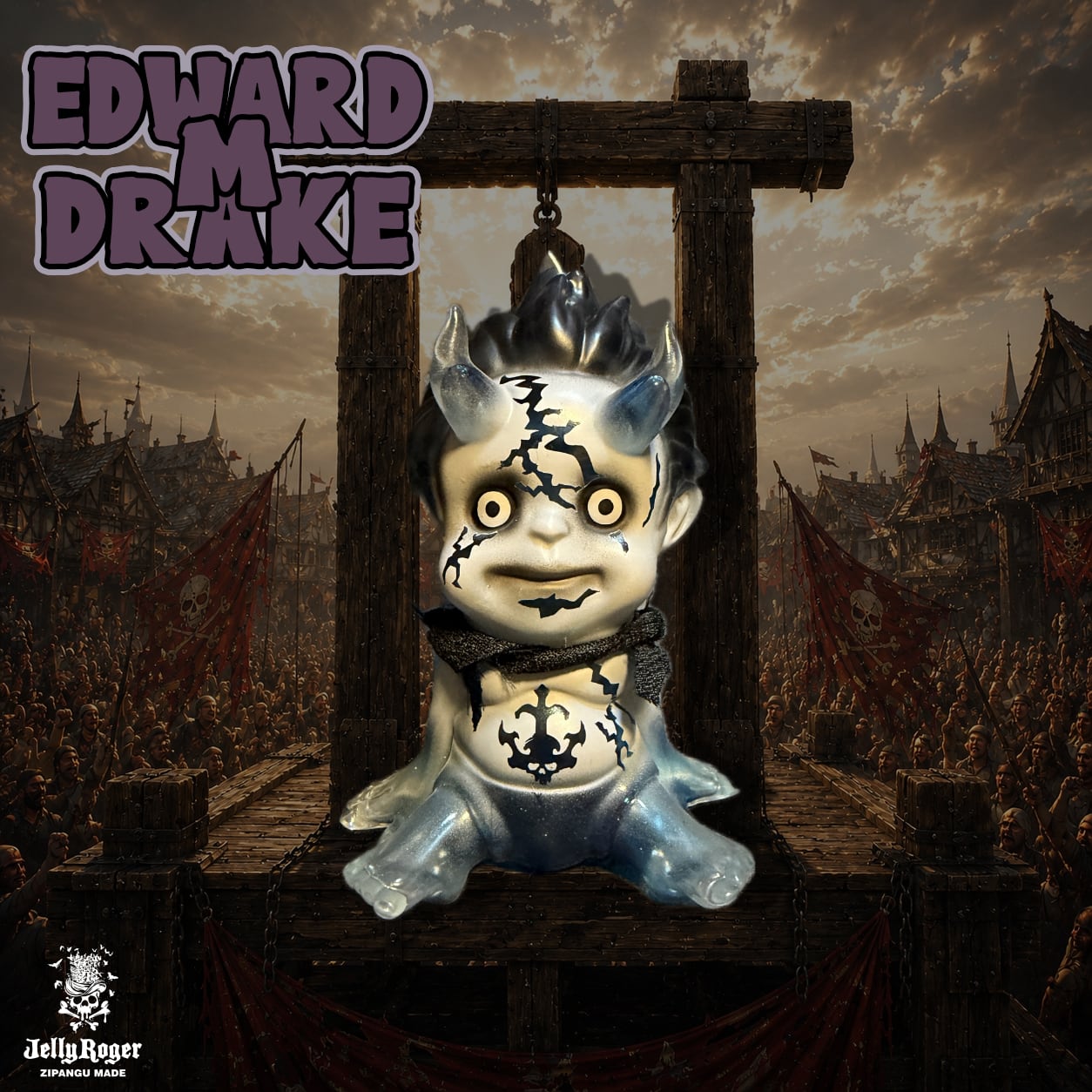 JELLY ROGER Edward M Drake ソフビ 3体セット JellyRoger