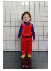 ロア / ROA / ラッキー裏起毛T / 韓国子供服 / キッズ / 26winter〖取寄〗*XXS~XL*