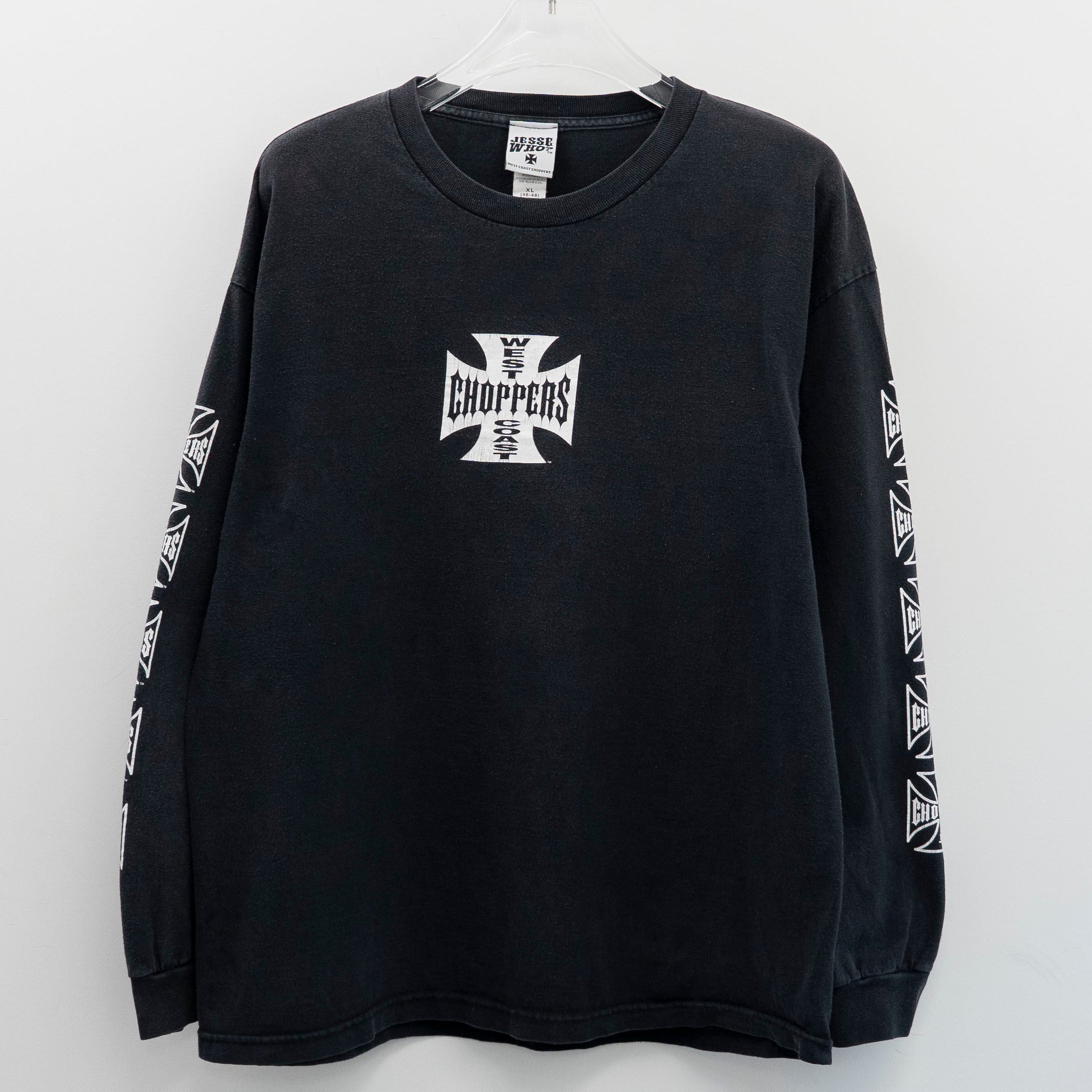 West Coast Choppers " Logo Black L/S " WCC XL 【A7-106】