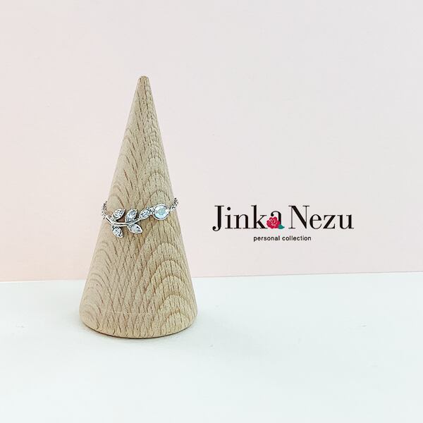 702382 JinkaNezu 淡水パール フラワーモチーフリング 3本セット