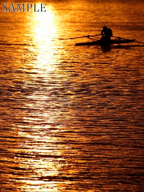 瀬田川河口の夕景　JPEG (3)