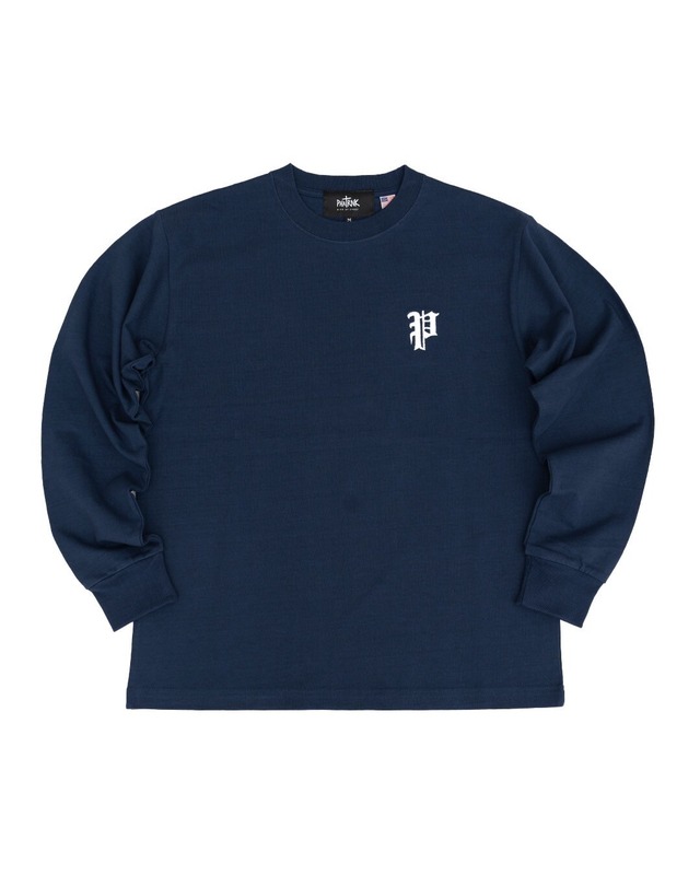 OLD "P" LOGO EMBROIDERED L/S TEE