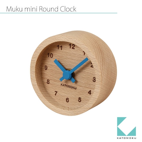 KATOMOKU mini round clock km-26青