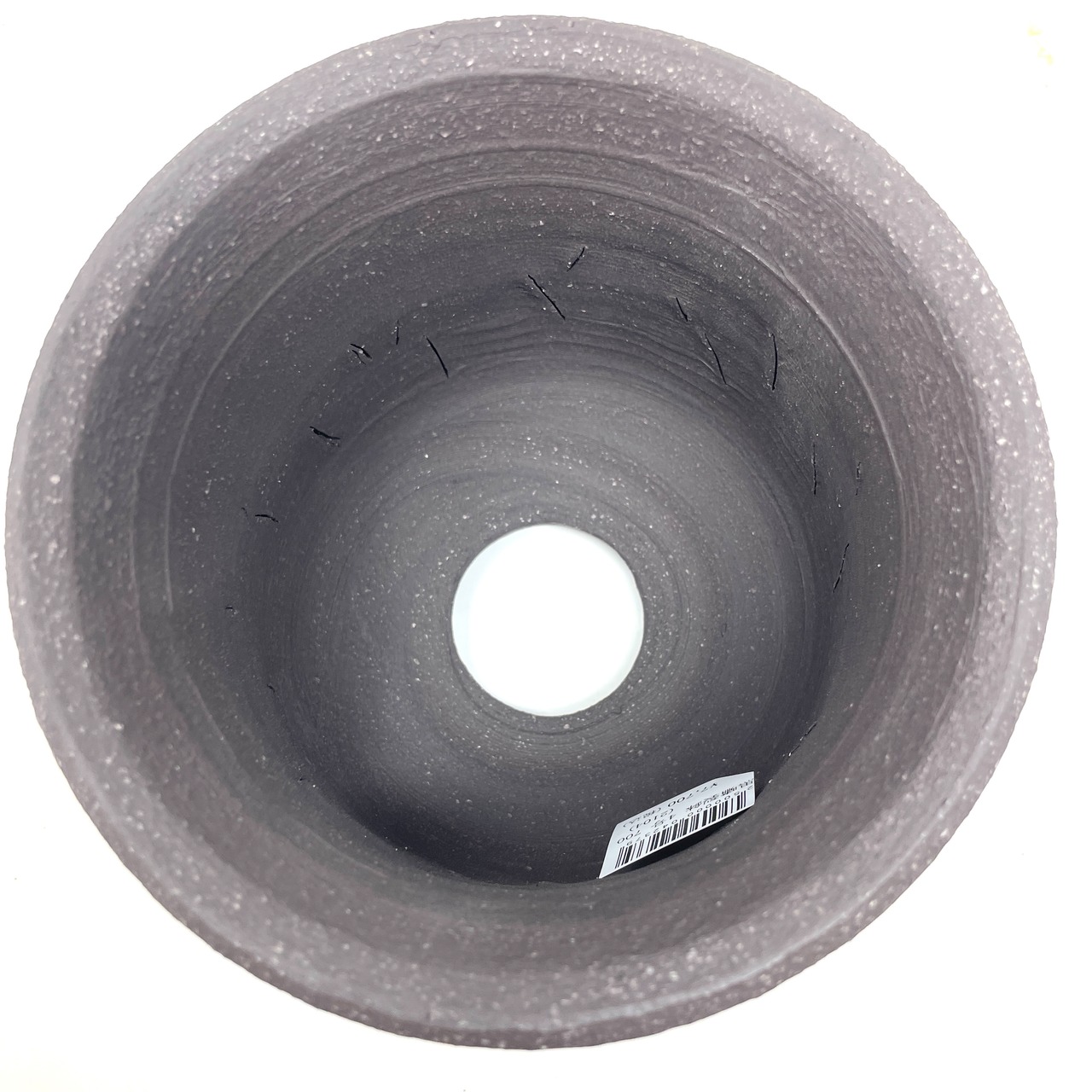 【一穂窯】黒嘯裂鉢 4号