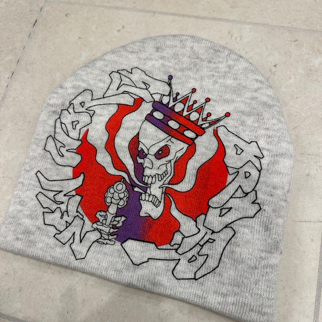 SUPREME NEW WORLD ORDER BEANIE GREY NEW ⑧