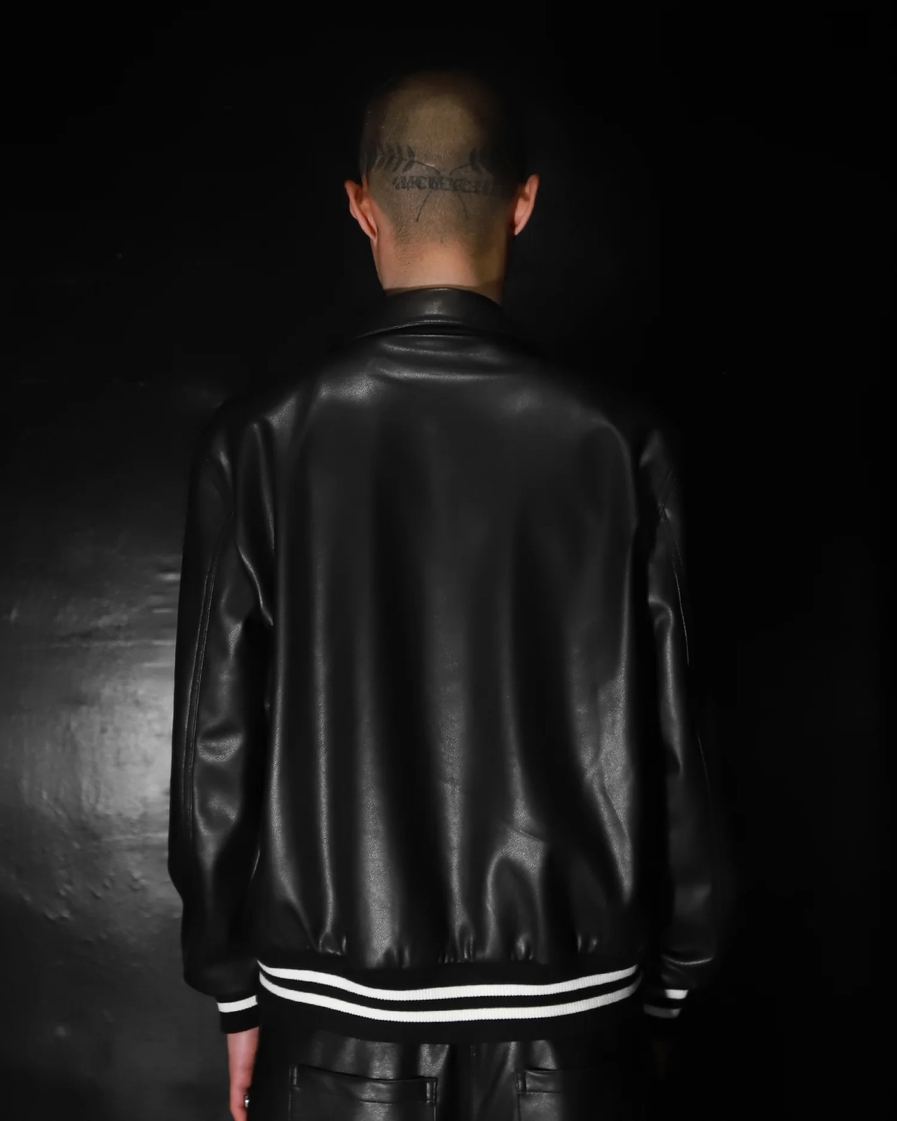 LAST NEST / LEATHER VARSITY JACKET | HOLICK