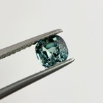 ブルーグリーントルマリン クッションカット 5.0x4.9mm, 0.70ct, アフガニスタン産