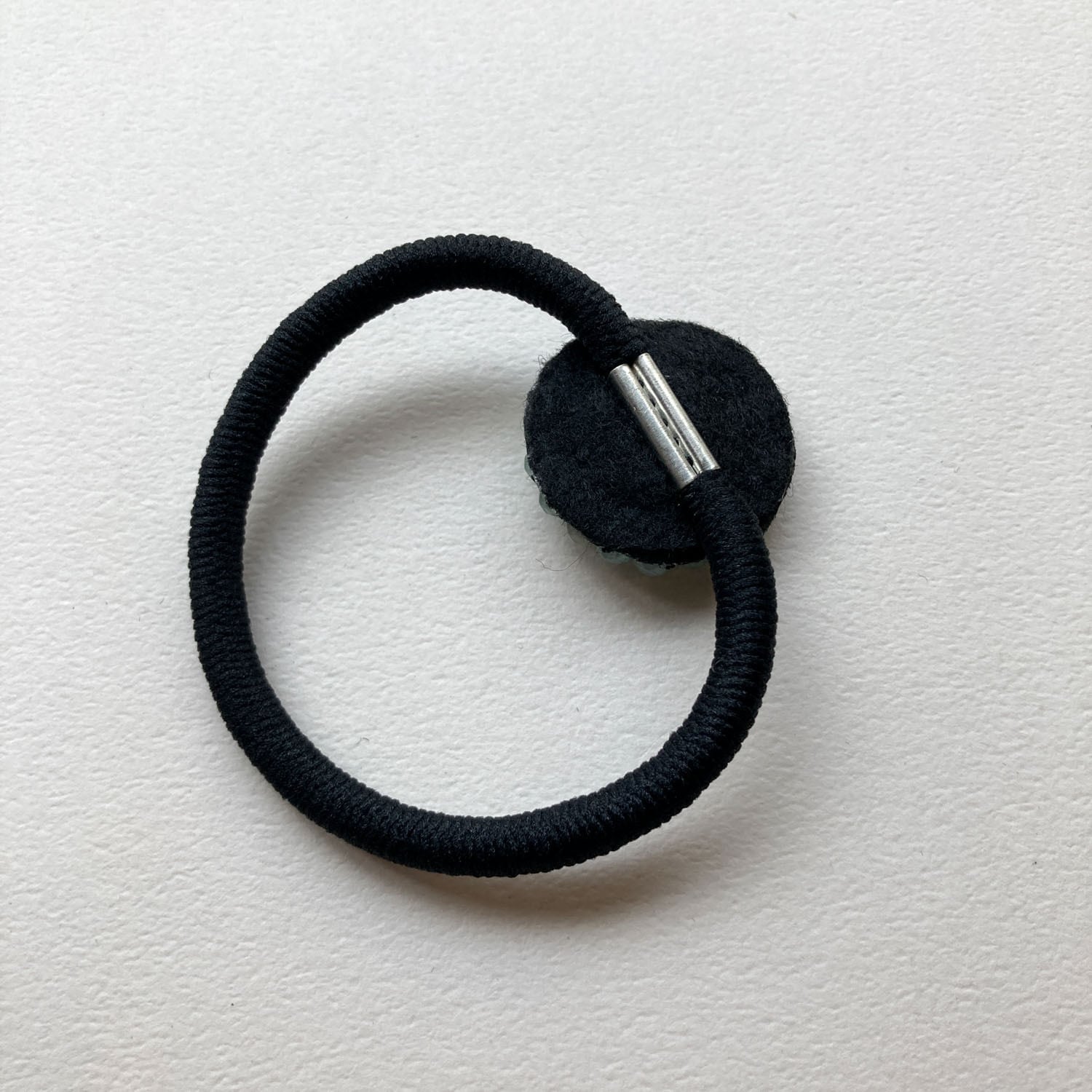 ビジュー付き天然石デコパーツのヘアゴム | Dua-アクセサリーパーツ