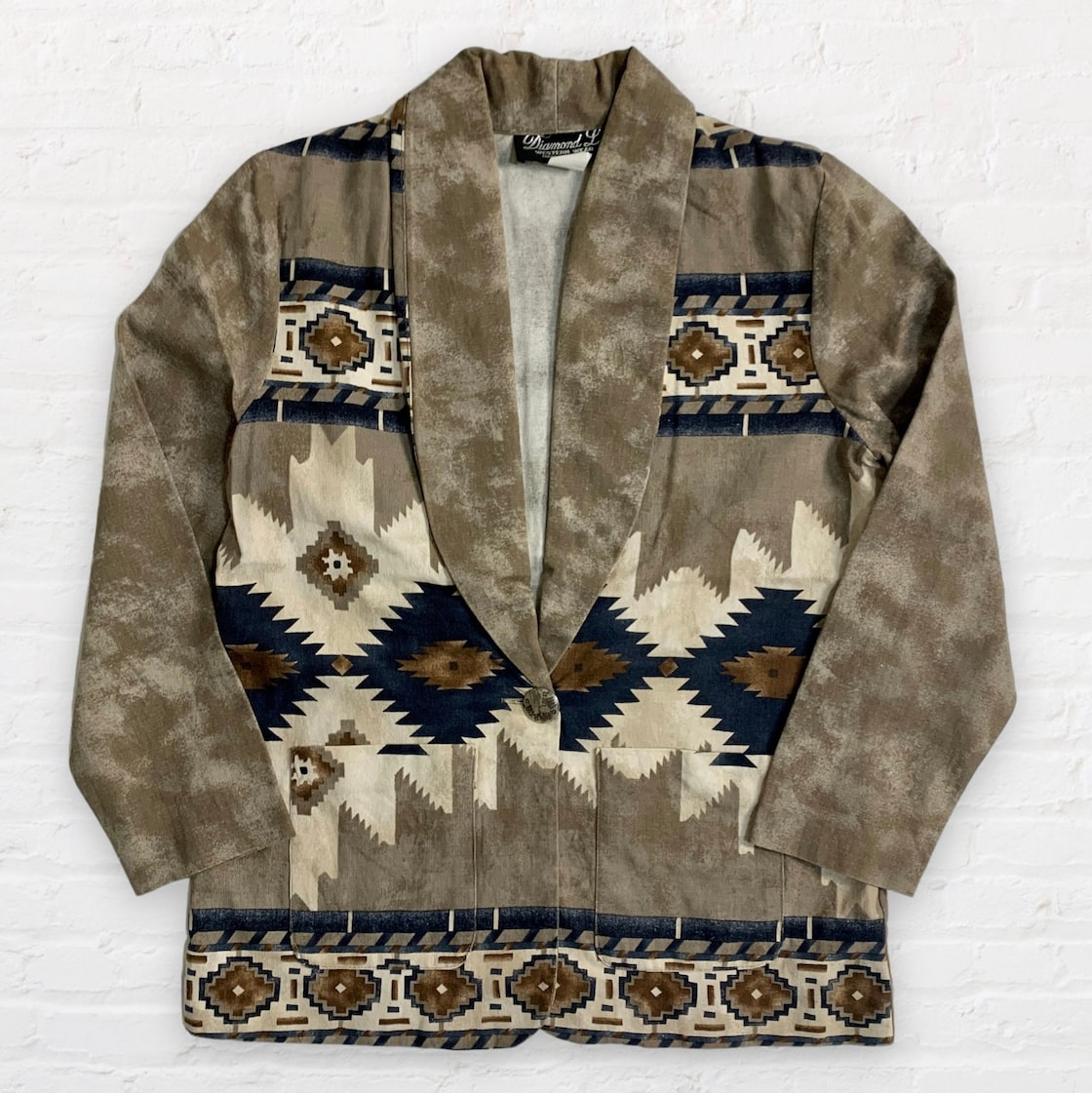 Diamond L WESTERN WEAR】70s〜80s vintage USA古着 ネイティブ柄 