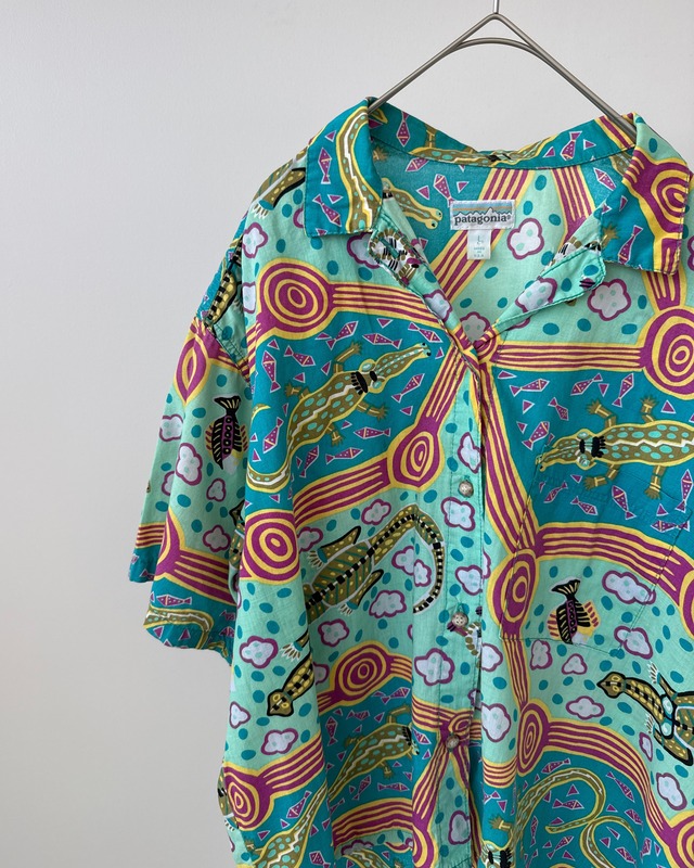 -Patagonia-Vintage 90s L Aloha shirt Made in U.S.A