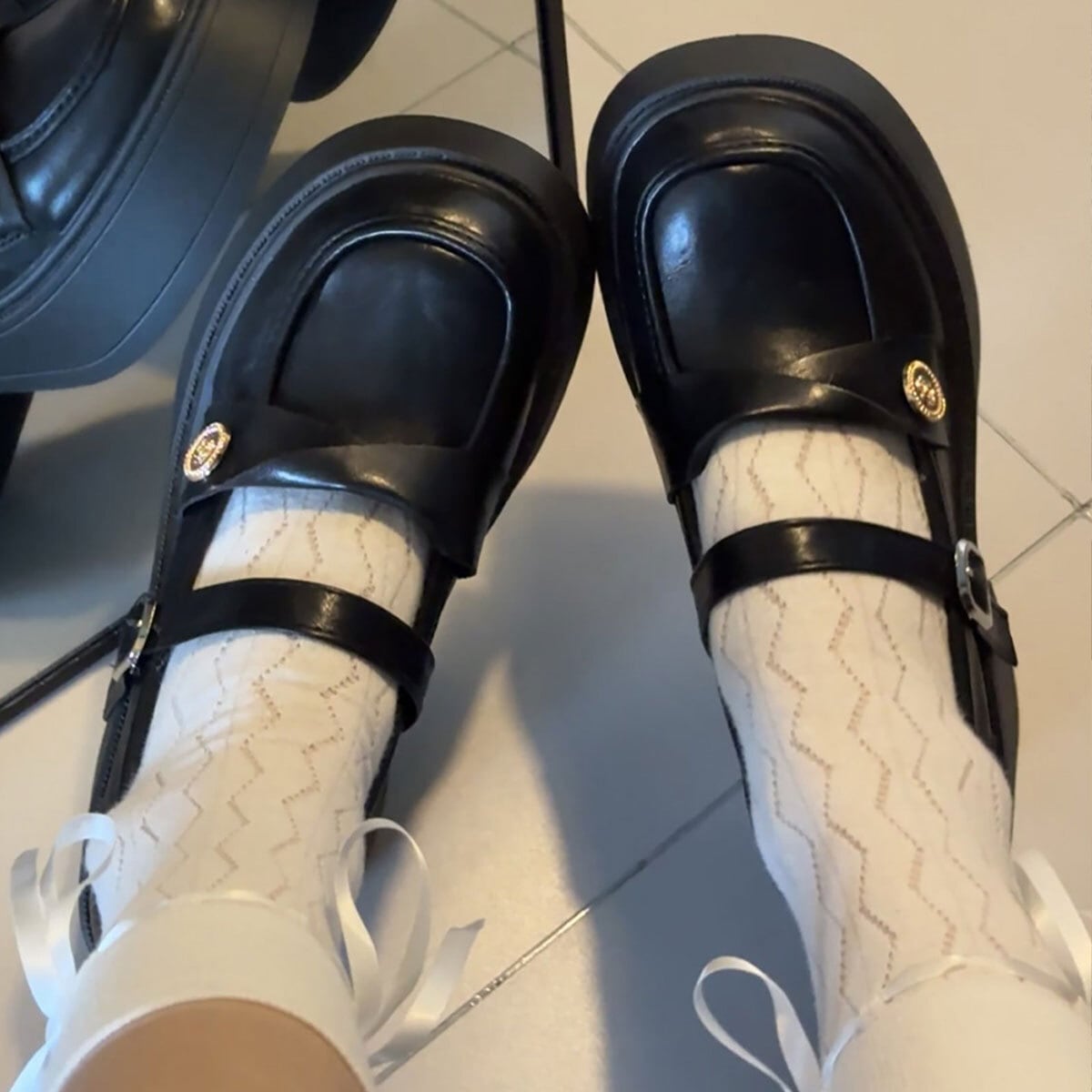 学院風 厚底 ローファー レディース 韓国 通勤 通学 学生 大人 きれいめ PUレザー シンプル ガーリー シューズ コスプレ メイド チャンキーヒール 大人可愛い 大人女子