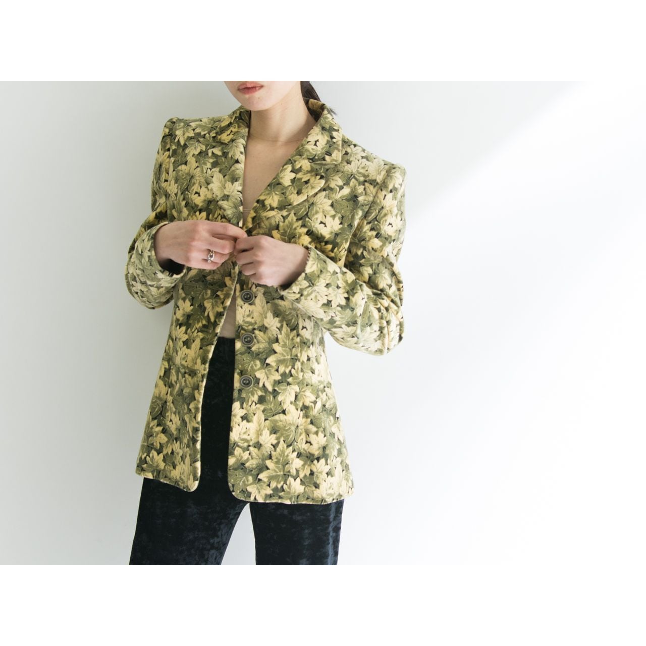 VALENTINO】Made in Italy Velvet tailored jacket (イタリア製 ...