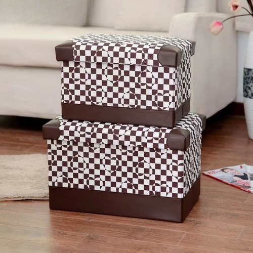 収納スツール １７種類 柄物 高さ25cm 幅40cm 長方形スツール 茶色のハート ピンクのハート 収納スツール ロースツール ソファスツール 椅子 小型スツール フットスツール コーヒーテーブル イス北欧 クリエイティブ リビングルーム 家庭用 軽量 玄関 リビング