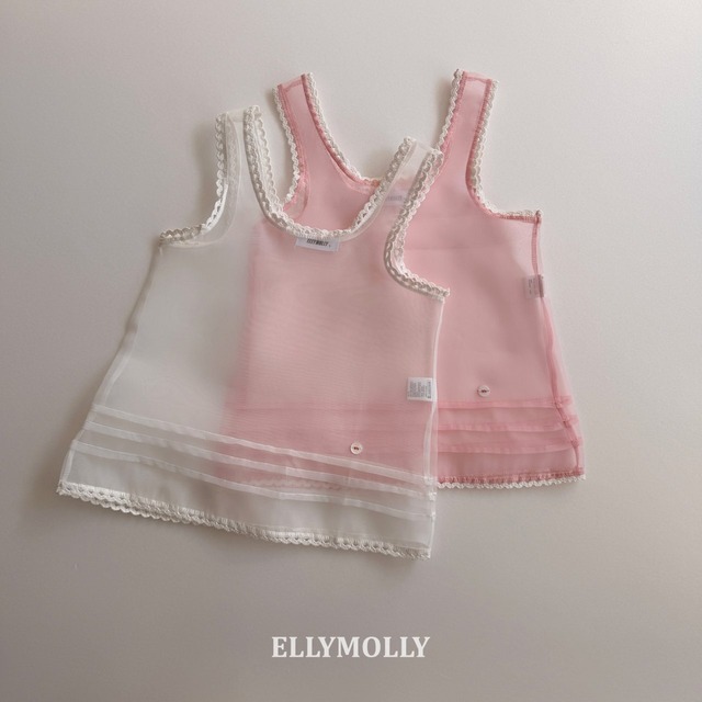 [予約] ELLY MOLLY - haru one-piece ( ivory / pink )