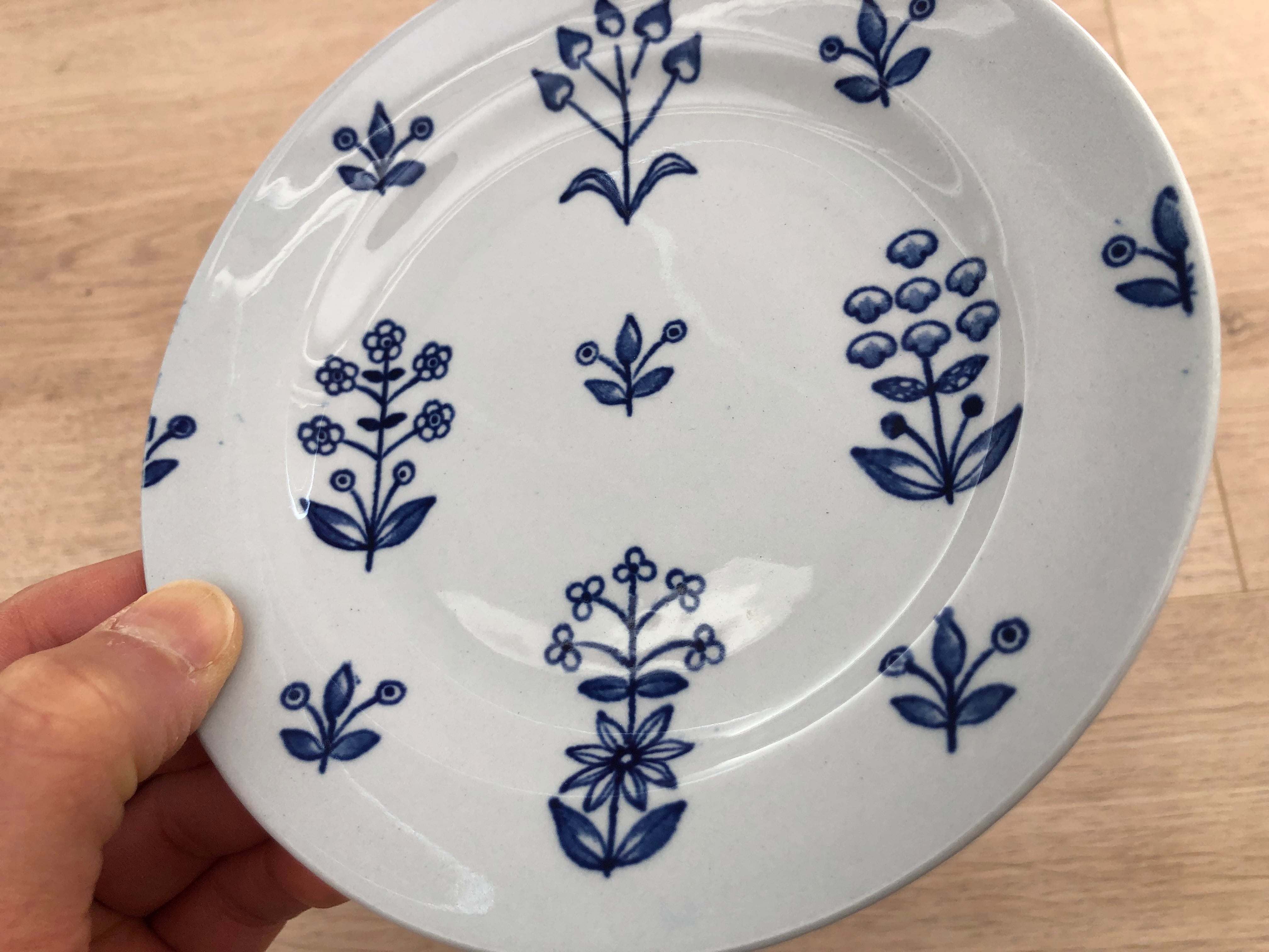 arabia TAPESTRY 14.5cm plate | タペストリー ケーキプレート ブルー
