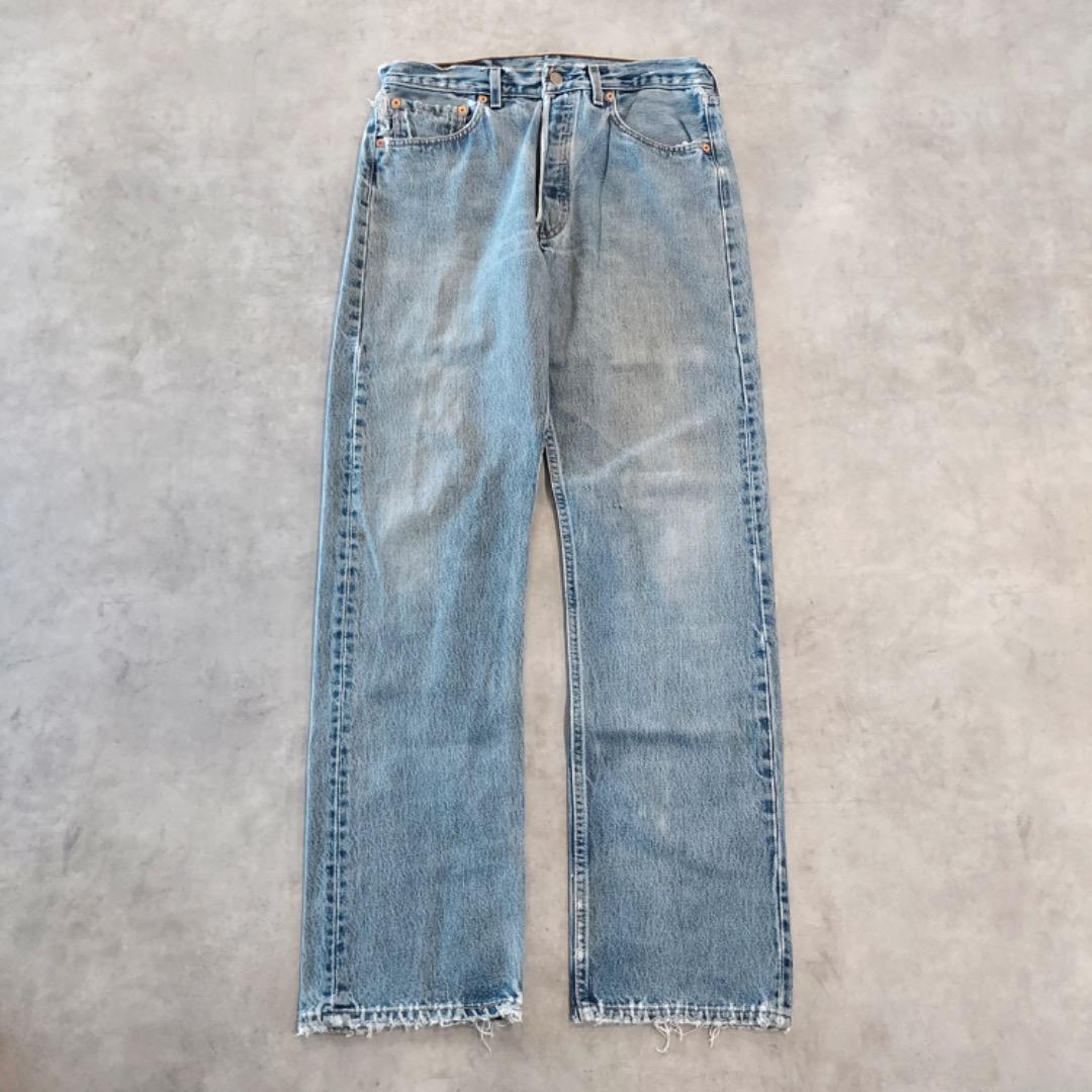 リーバイス501 Levis W32 デニム 青 90s USA製 15974