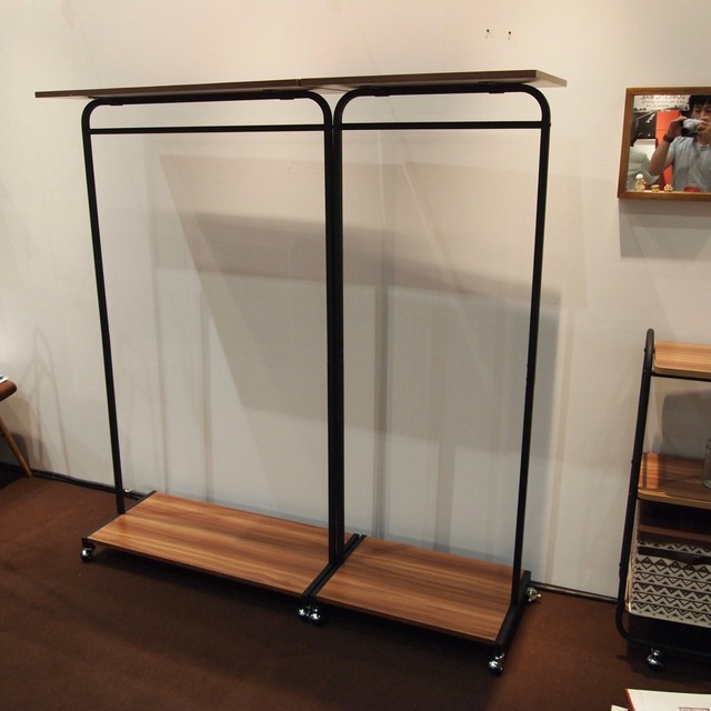 Factory Black Hanger Rack W90 / インダストリアルスタイル ファクトリーブラック ハンガーラック W90