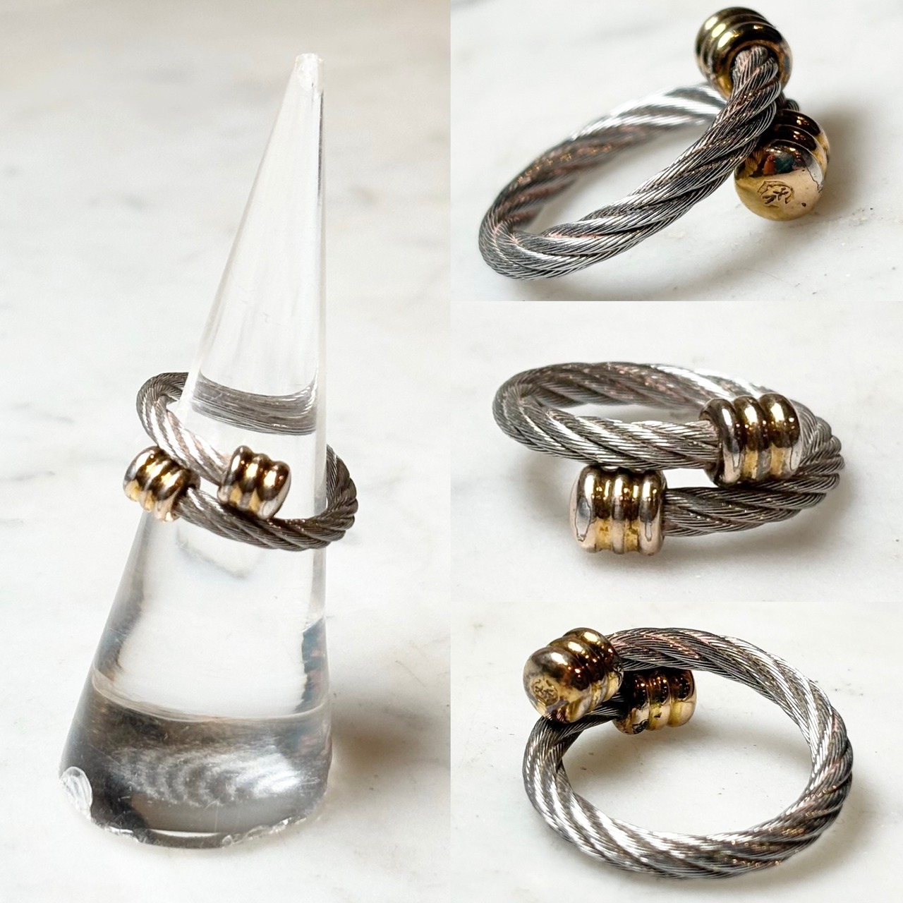 PHILIPPE CHARRIOL metal wire ring