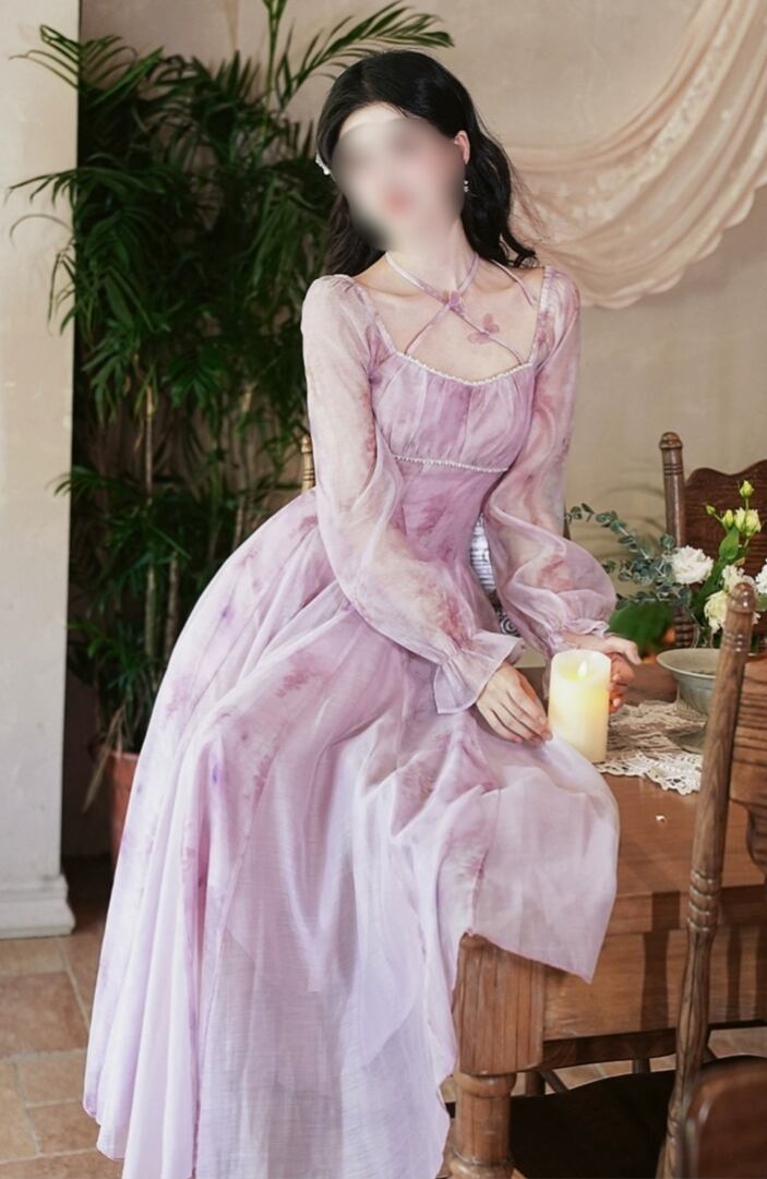 紫ピンク ディズニープリンセス ワンピース | LiLilac