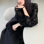 Lace Long Sleeve Base Shirt (ME341)