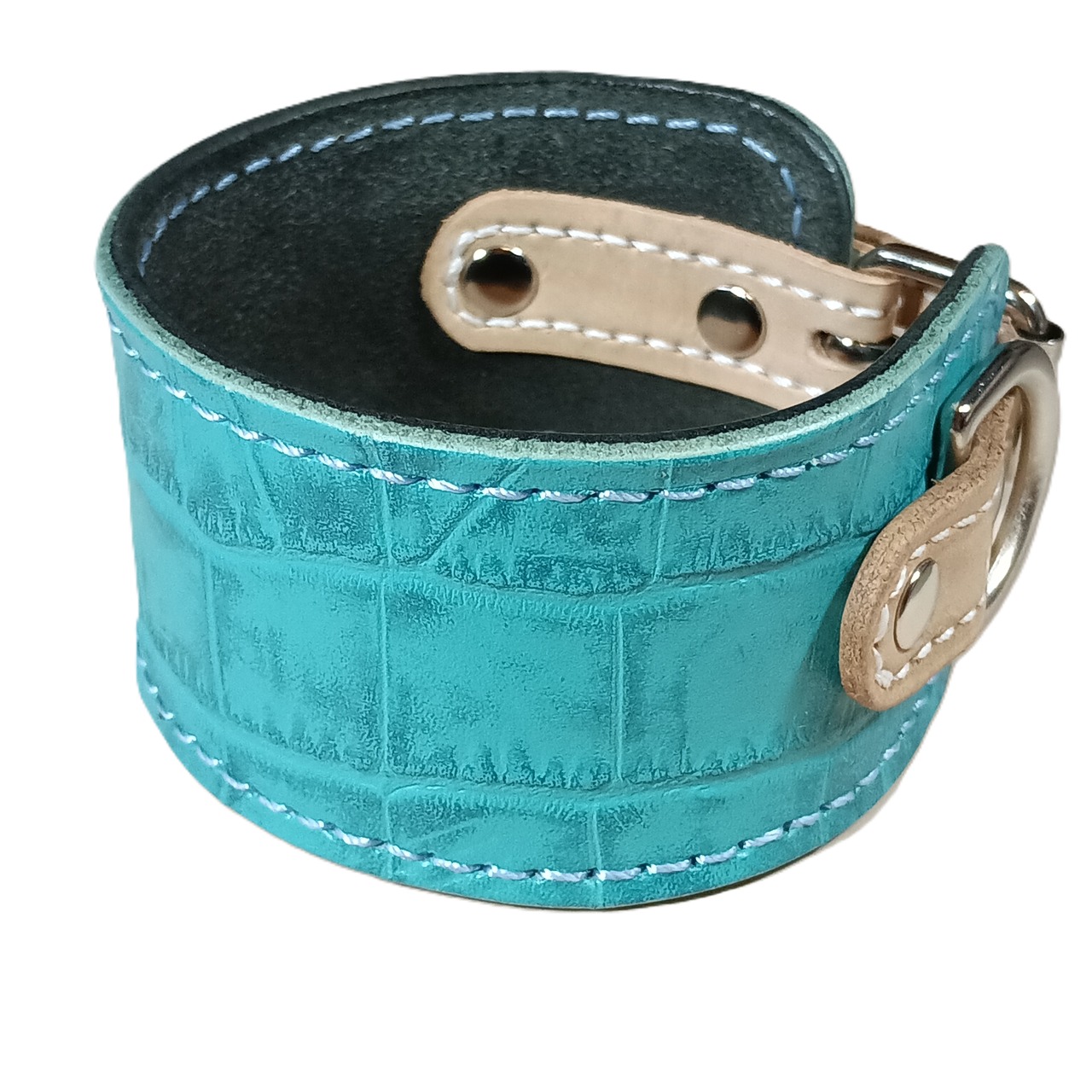 "クロコダイル"　Turquoise Blue（М 30㎝） - 1