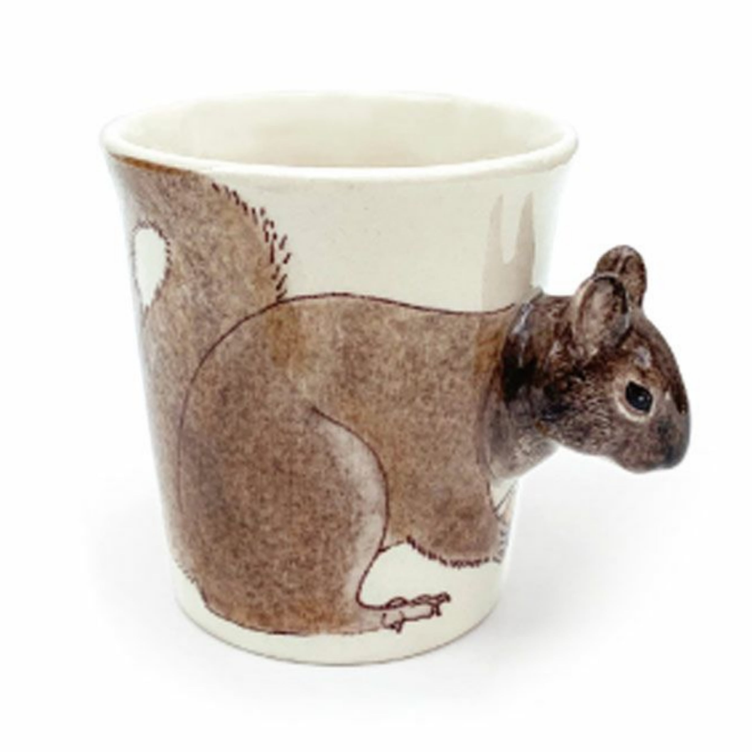 リスのはみ出し顔のマグカップ（リス）【電子レンジ/食洗機対応
